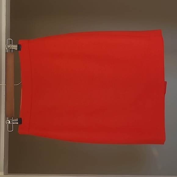 J.Crew Bright Orange Wool Blend Pencil Skirt Women’s 00 FA12 - Picture 12 of 14